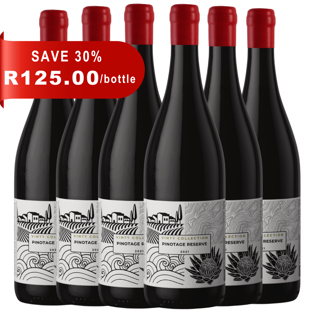 Bottle of Pinotage Reserve 2021 South African red wine – Vinty Collection